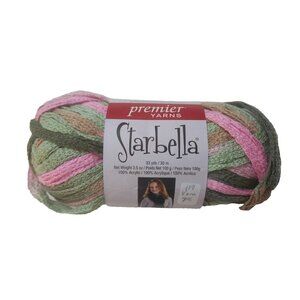 Premier Yarns Starbella Spring Bouquet Ribbon Yarn 33 Yds 100% Acrylic 100g